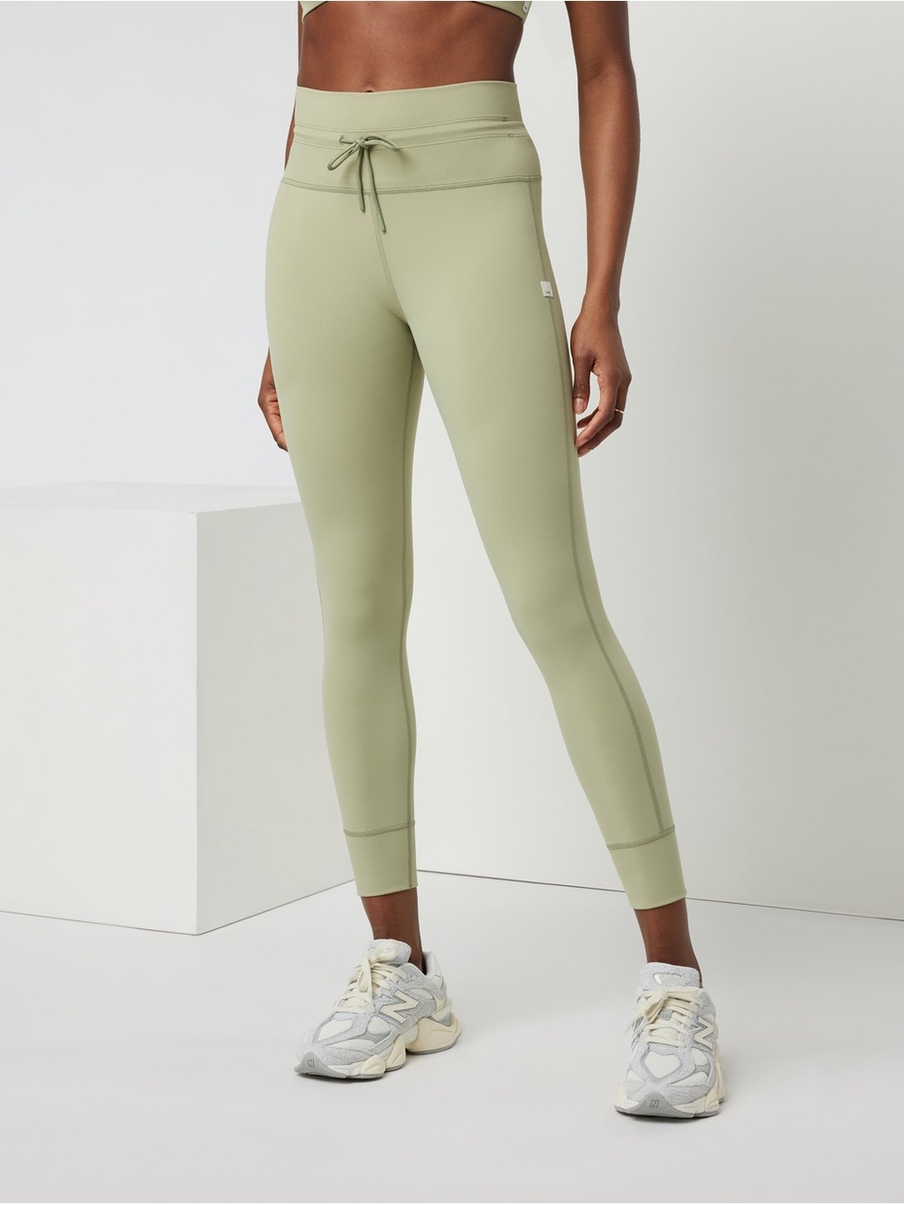 Vuori Sage Green High-Rise Performance Leggings